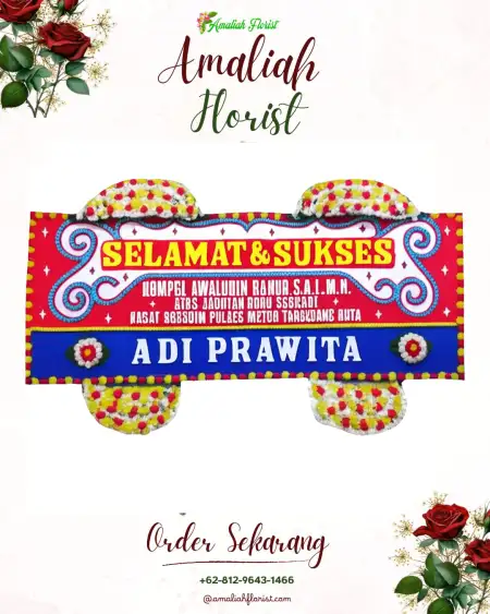 Papan Bunga Ucapan Selamat Alam Pauh Duo